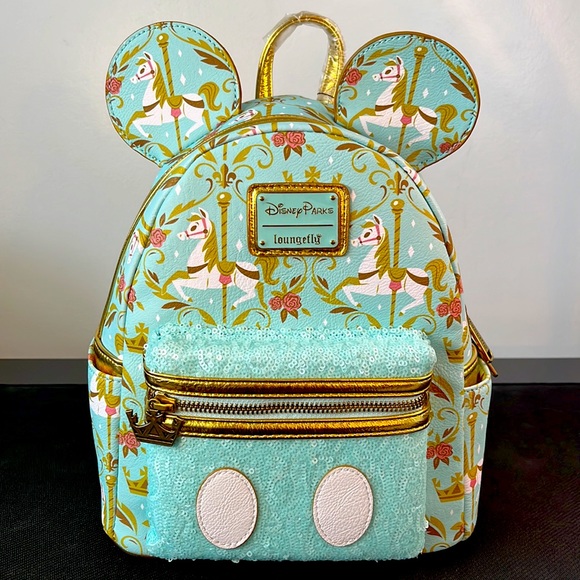 Loungefly Limited Edition Disney’s 50th Anniversary Carousel Backpack - Picture 2 of 6